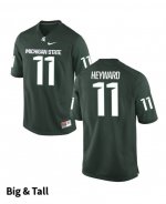Men's Connor Heyward Michigan State Spartans #11 Nike NCAA Green Big & Tall Authentic College Stitched Football Jersey RG50V68JE